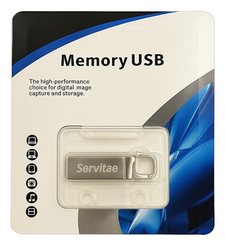 Memoria Usb 2tb Servitae Disco 2 Tera Flash Drive Llavero