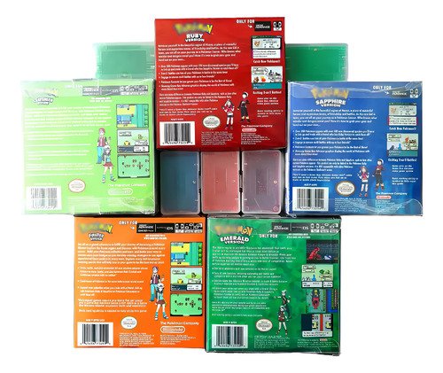 Pokémon Colección 5 Juegos Gba Juego Físico En Caja