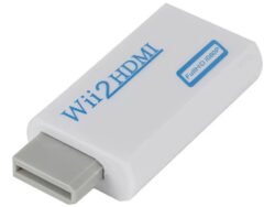 Adaptador para conectar consola Wii a televisores HDMI con salida de audio y video en 1080p