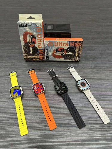 Smartwatch deportivo i9 ultra max con carga inalámbrica, ideal para actividades fitness y monitoreo de salud