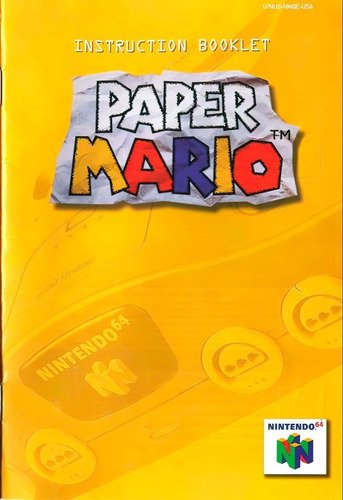 Paper Mario Físico En Caja Con Manual Nintendo 64