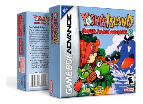 Juego Super Mario Advance 3 Yoshi's Island para Game Boy Advance, cartucho original de Nintendo con aventuras de Yoshi