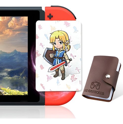 Tarjetas Amiibo Zelda 24 Pz Tarjetero Nfc Switch/lite/wii U