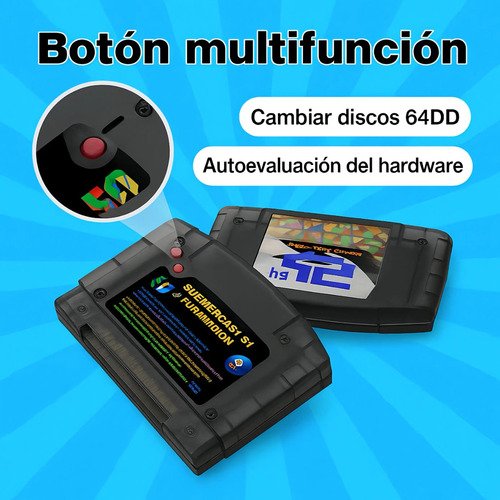 Cartucho Summer Cart Ed64 N64dd Aio Purpura