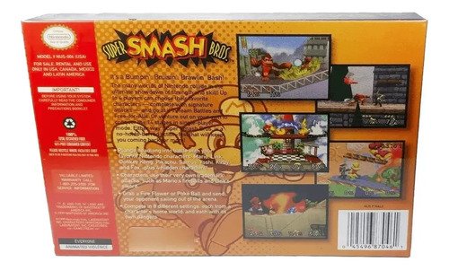 Super Smash Bros Nintendo 64 Físico En Caja Con Manual