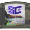 Cartucho Summer Cart Ed64 compatible con Nintendo 64DD en color negro transparente, ideal para juegos y emulación