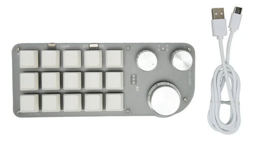 Teclado Numérico Programable Gamer Mecánico 15 Teclas Usb