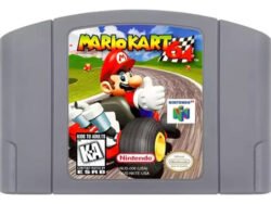 Juego físico Mario Kart 64 en español para consola Nintendo 64, incluye carátula original y cartucho de juego