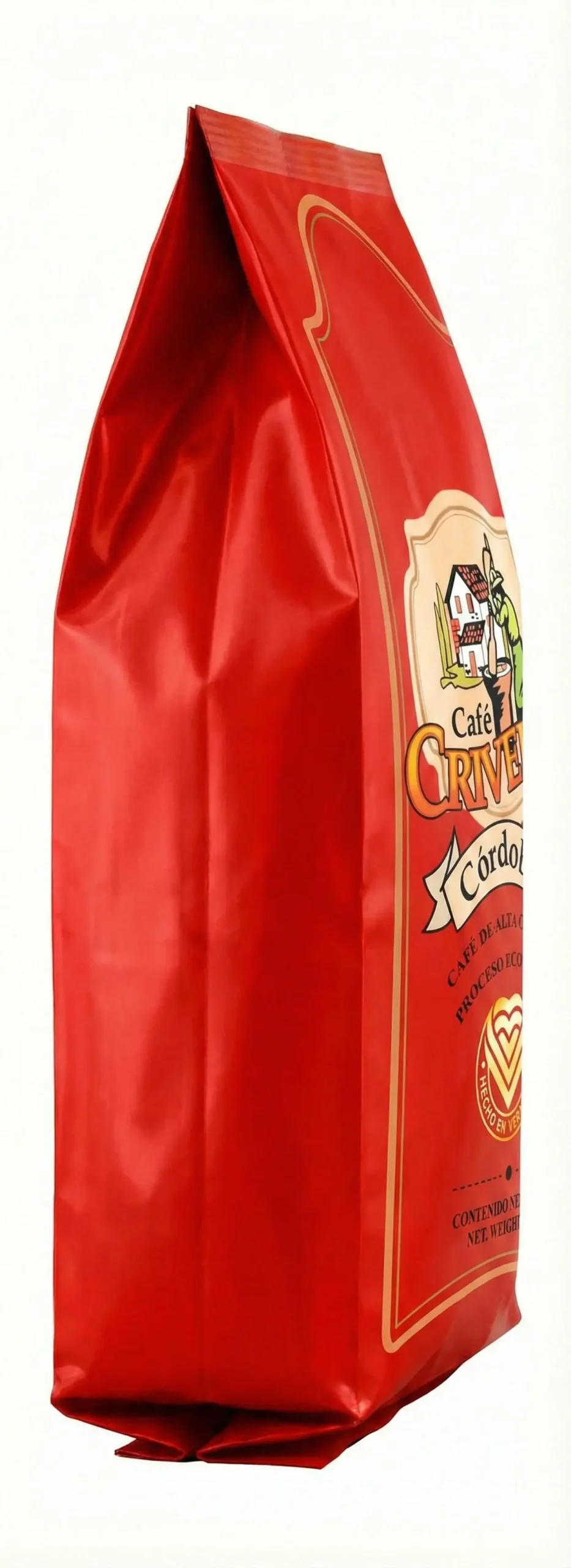 Café molido Crivelli Cordoba ecológico de exportación en empaque de 454 gramos, ideal para preparar café de calidad