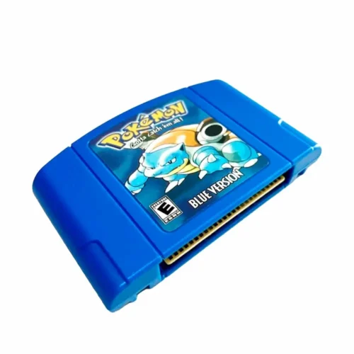 cartridge-pokemon-blue-n64_02 Revive La Emoción Con Pokémon Blue Version Para Nintendo 64