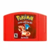 Cartucho Pokémon Versión Red para Nintendo 64