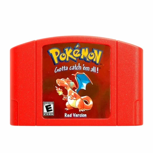 Cartucho Pokémon Versión Red para Nintendo 64