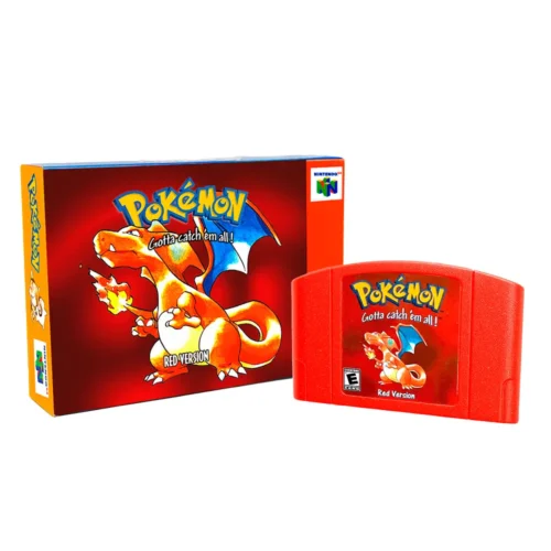 Cartucho Pokémon Versión Red para Nintendo 64