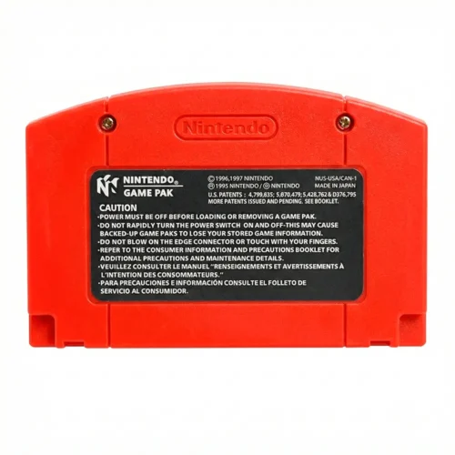 Cartucho Pokémon Versión Red para Nintendo 64