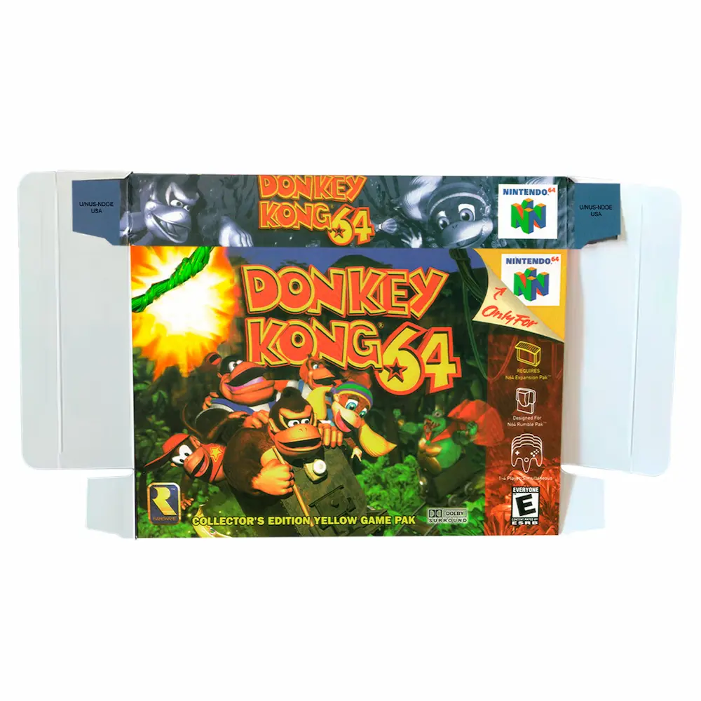 protector-donkey-kong-64_03 Protector kit manual, caja y protector acrilico Donkey Kong N64