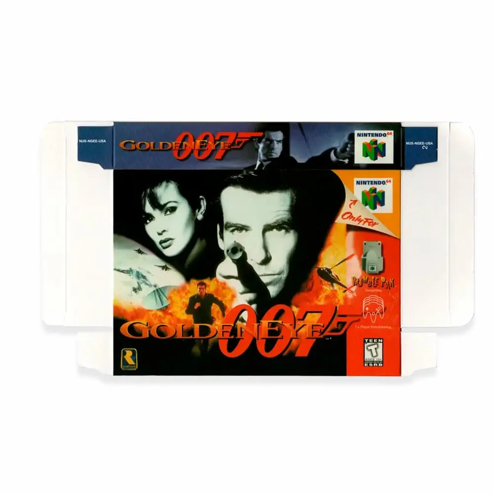 Protector kit manual, caja y protector acrilico Goldeneye 007