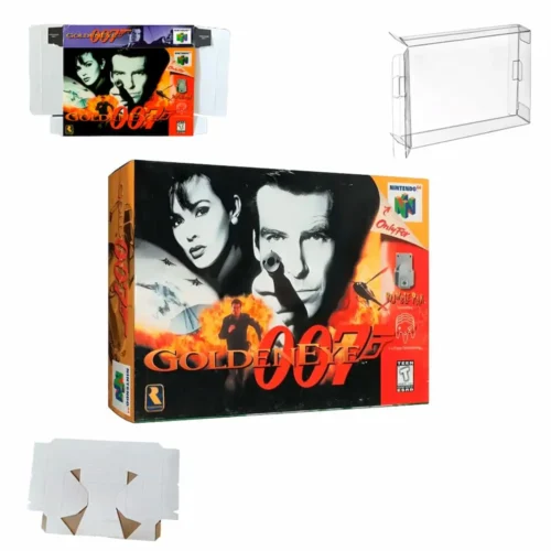 Protector kit manual, caja y protector acrilico Goldeneye 007