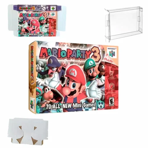 protector-mario-party-3_05 Protector kit manual, caja y protector acrilico Mario Party 3
