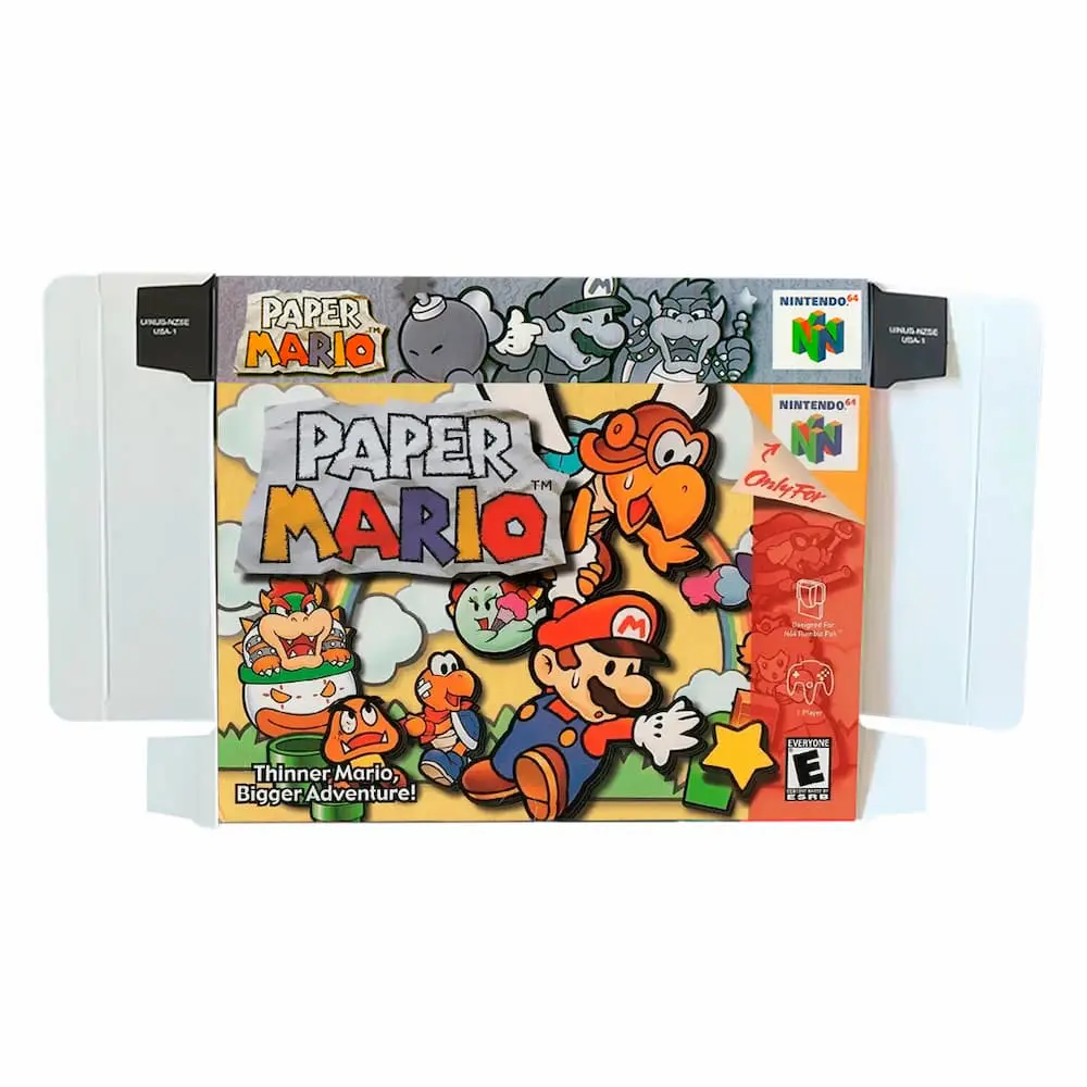 protector-paper-mario_04 Protector Kit Manual, Caja y Protector Acrilico Paper Mario N64