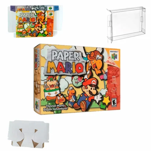 Protector Kit Manual, Caja y Protector Acrilico Paper Mario N64