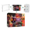 Protector Kit Manual, Caja y Protector Acrilico The Legend Of Zelda: Majora´s Mask N64