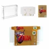 Protector Kit Manual, Caja y Protector Acrilico The Legend Of Zelda: Ocarina Of Time N64