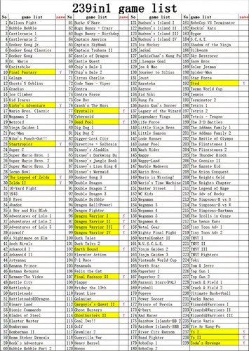 Cartucho físico NES con colección de 150 juegos clásicos de 8 bits, incluye batería para guardar progreso en partidas