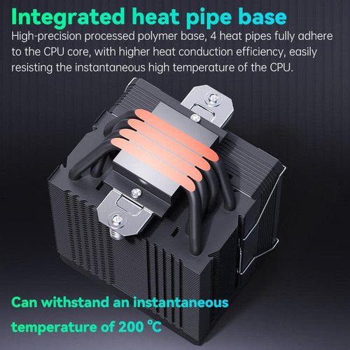 Disipador Holo Ventilador CPU RGB Snowman con efecto holográfico y luces RGB personalizables, ideal para mantener fresco tu procesador durante gaming intenso