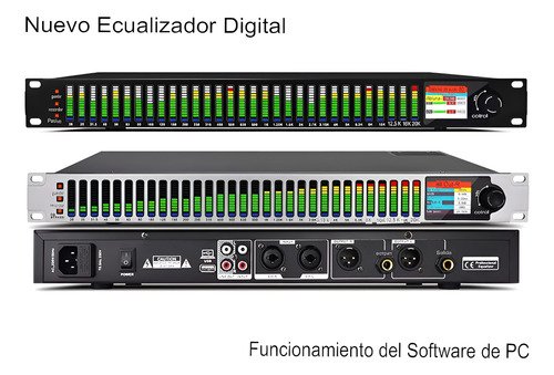 Ecualizador Led Digital Pro De 31 Bandas Controlado Por Pc