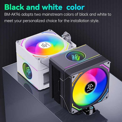 Disipador Holo Ventilador CPU RGB Snowman con efecto holográfico y luces RGB personalizables, ideal para mantener fresco tu procesador durante gaming intenso