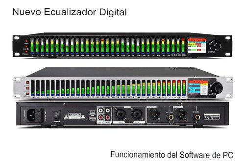 Ecualizador Led Digital Pro De 31 Bandas Controlado Por Pc