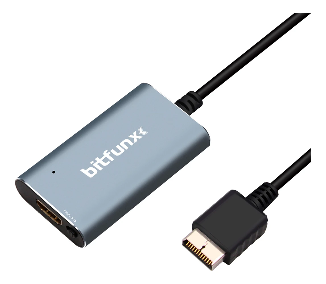 Adaptador HDMI para Playstation PS2 y PS1 - Conecta a TV moderna Adaptador HDMI que permite conectar consolas Playstation PS2 y PS1 a televisores modernos con entrada HDMI