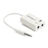 Cable Adaptador StarTech 3.5mm TRRS 4P A 2xTRS H Audio/Mic