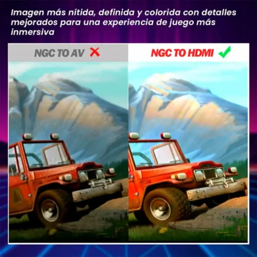 Adaptador GC2HDMI Bitfunx Para Gamecube