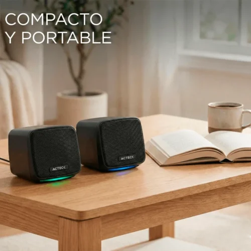 Bocinas Acteck Elant Cube AS430 6W RGB