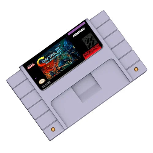 cartridge-contra-3-the-alien-wars_02.webp Contra III 3 The Alien Wars En Caja Nuevo CIB