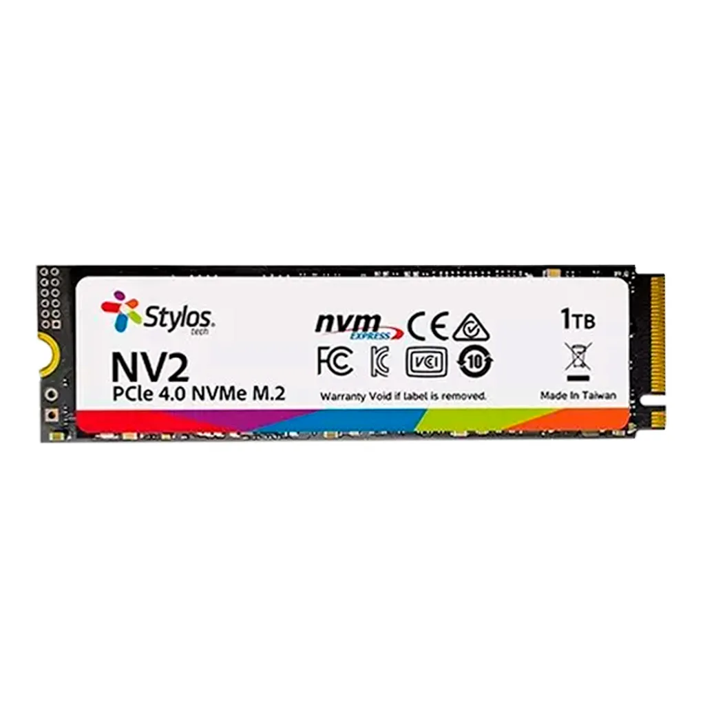 Disco duro sólido SSD Stylos 1TB M.2 NVMe PCIe 3.0x4 Disco duro sólido SSD Stylos de 1TB con interfaz M.2 NVMe PCIe 3.0x4 para mejorar el rendimiento de tu computadora