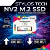 Disco Duro Sólido SSD Stylos 1TB M.2 NVMe PCIe 3.0x4