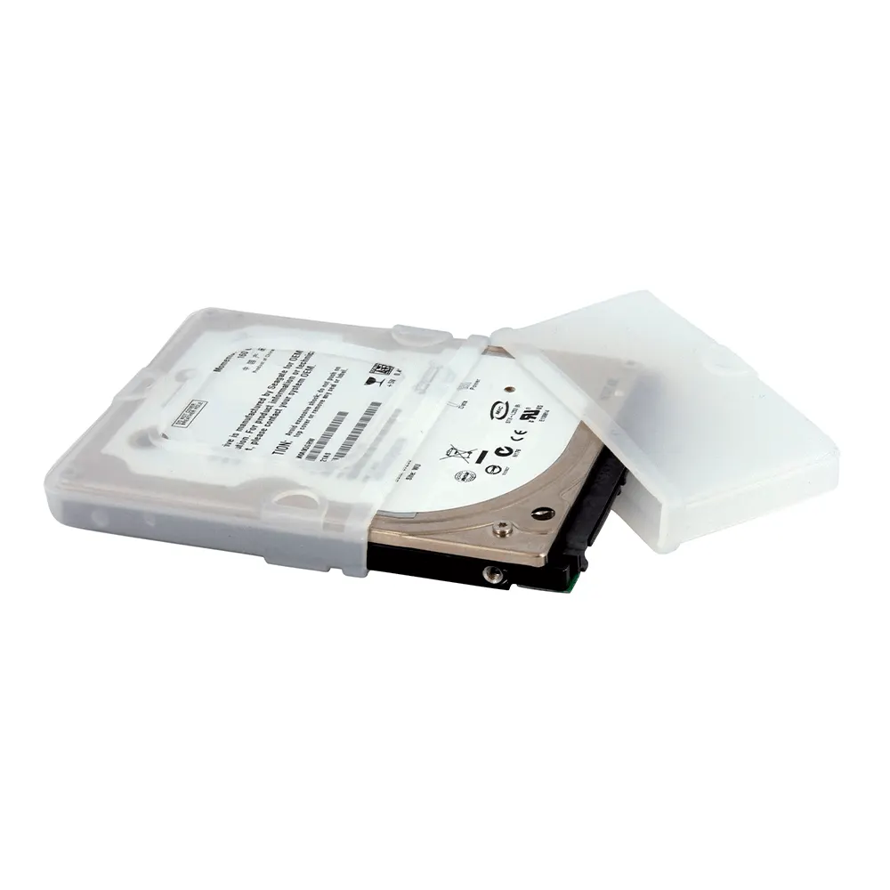 Funda protectora StarTech para disco duro 2.5'' con tapa Funda protectora StarTech para disco duro portátil de 2.5 pulgadas con tapa deslizable, ideal para almacenamiento y transporte seguro