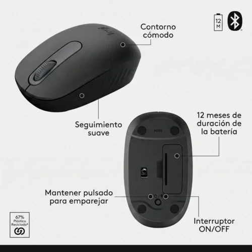 Kit Teclado Mouse Logitech MK250 Español Bluetooth