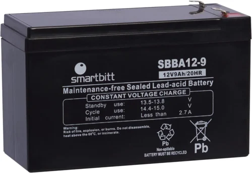 Smartbitt Batería de Remplazo SBBA9-12 12 V 7 Ah No Break
