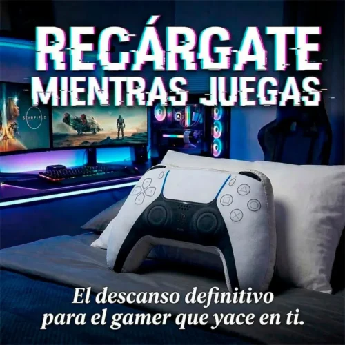 Cojín PS5 Xl Control 75x57 cm Microfibra de Colección