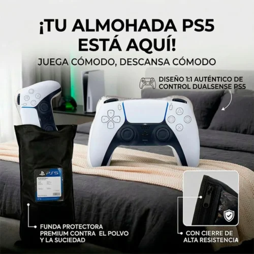 Cojín PS5 Xl Control 75x57 cm Microfibra de Colección