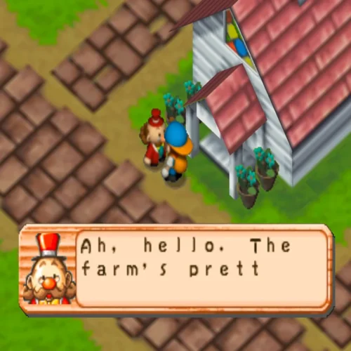 Harvest Moon N64 Físico En Caja Con Manual Caja De Acrílico