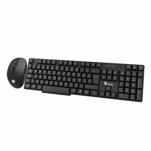 Stylos Kit Teclado + Mouse Inalambrico Ergonomico Resistente