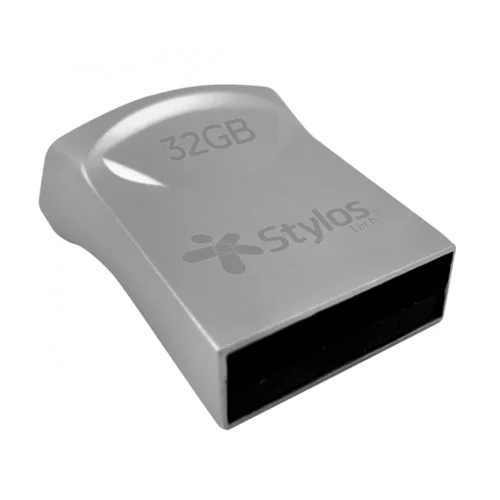 USB STYLOS 32 GB ST125 FLASH 2.0 METAL MINI PLATA