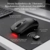 Mouse Inalambrico Stylos 1,600 dpi 3 Niveles 3 Botones Conexion USB