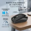 Mouse Inalambrico Stylos 1,600 dpi 3 Niveles 3 Botones Conexion USB