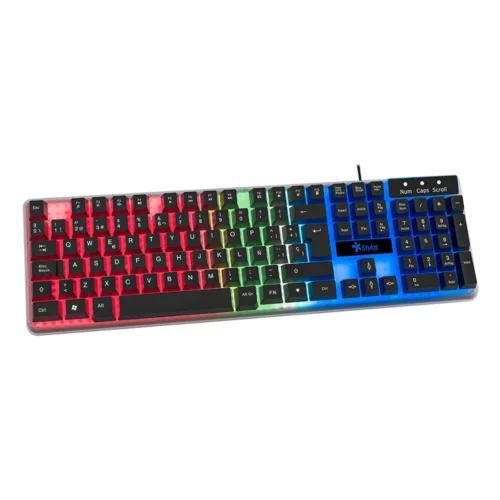 Stylos Teclado Alambrico Stylos Membrana Led