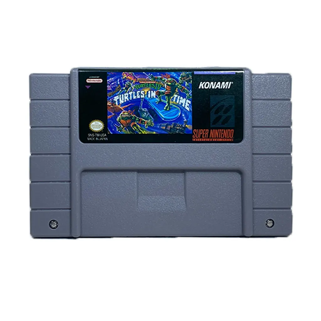 Cartucho de juego Teenage Mutant Ninja Turtles 4 para Super Nintendo, edición original para consola Snes, listo para jugar